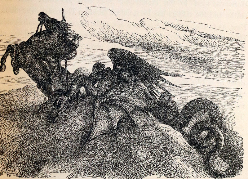 1859 1stED bound by Root & Son - The Scouring of the (Uffington) White Horse Illustrated by Richard Doyle.