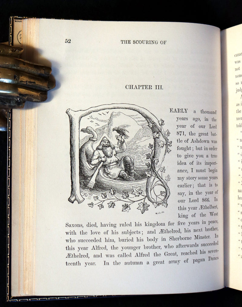 1859 1stED bound by Root & Son - The Scouring of the (Uffington) White Horse Illustrated by Richard Doyle.
