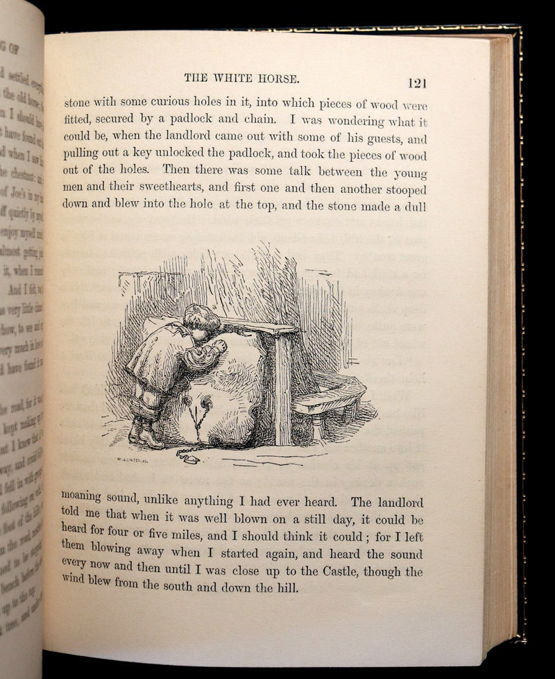 1859 1stED bound by Root & Son - The Scouring of the (Uffington) White Horse Illustrated by Richard Doyle.