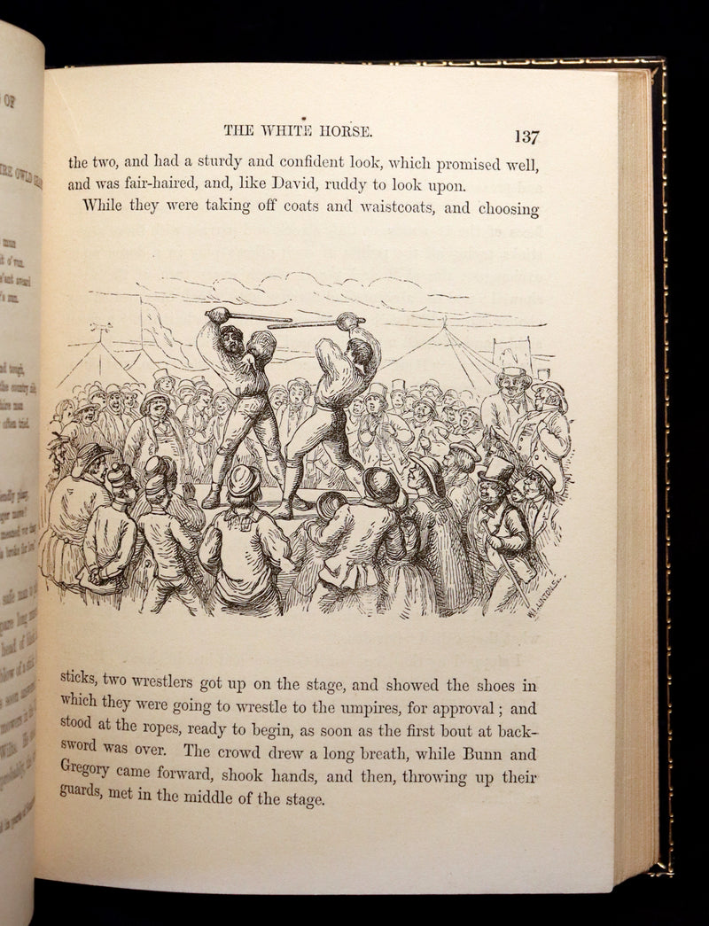 1859 1stED bound by Root & Son - The Scouring of the (Uffington) White Horse Illustrated by Richard Doyle.