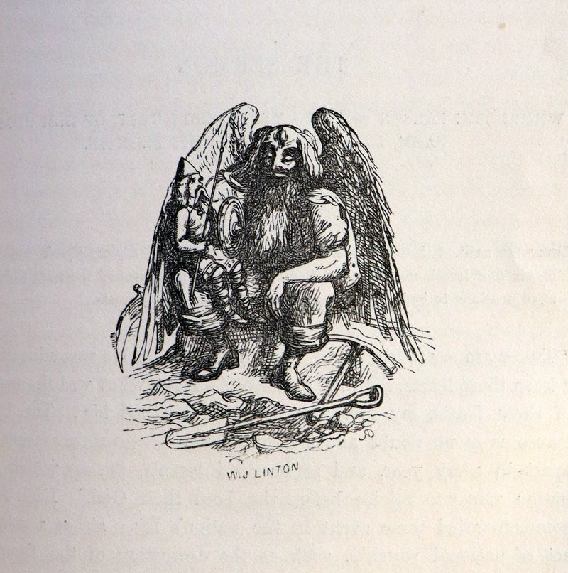 1859 1stED bound by Root & Son - The Scouring of the (Uffington) White Horse Illustrated by Richard Doyle.