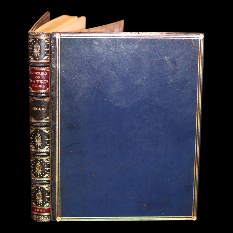 1859 1stED bound by Root & Son - The Scouring of the (Uffington) White Horse Illustrated by Richard Doyle.