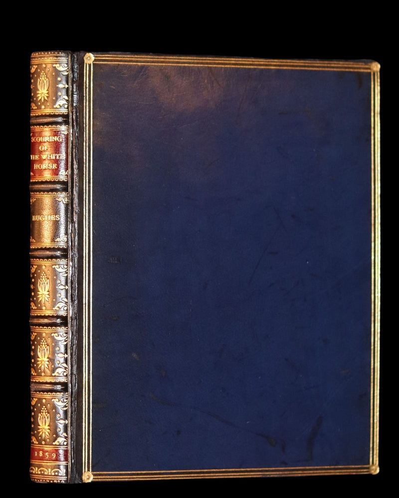 1859 1stED bound by Root & Son - The Scouring of the (Uffington) White Horse Illustrated by Richard Doyle.