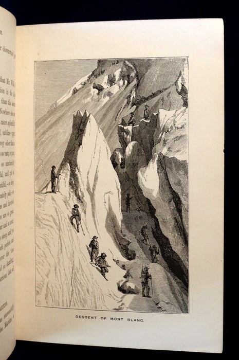 1881 Rare Victorian Book - Alpine Climbing: Narratives of Recent Ascents of Mont Blanc and Other Summits of the Alps.