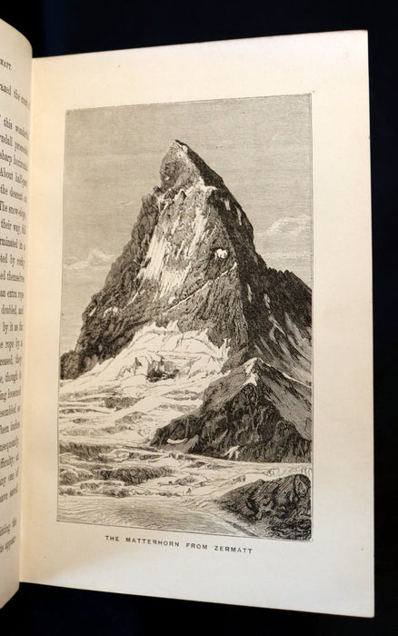 1881 Rare Victorian Book - Alpine Climbing: Narratives of Recent Ascents of Mont Blanc and Other Summits of the Alps.