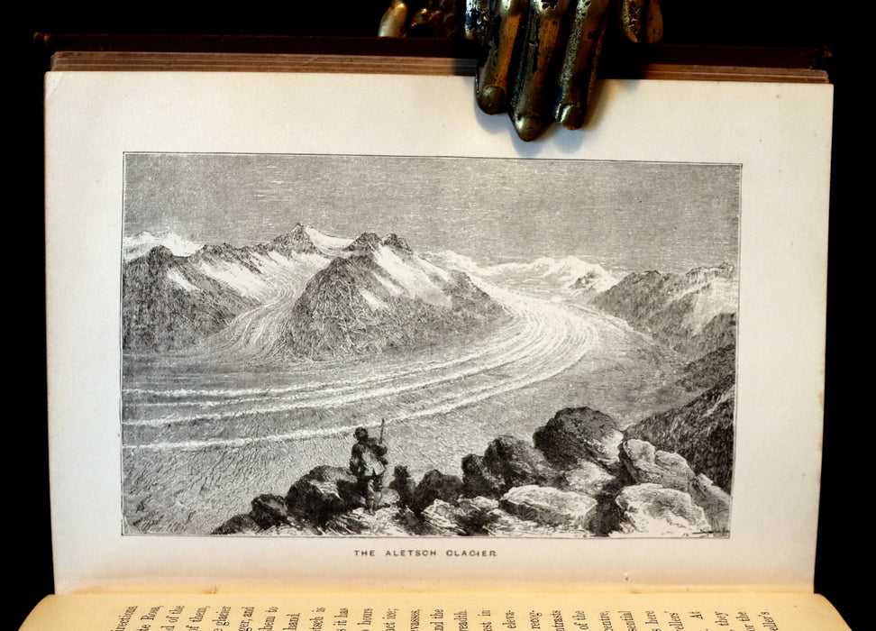 1881 Rare Victorian Book - Alpine Climbing: Narratives of Recent Ascents of Mont Blanc and Other Summits of the Alps.