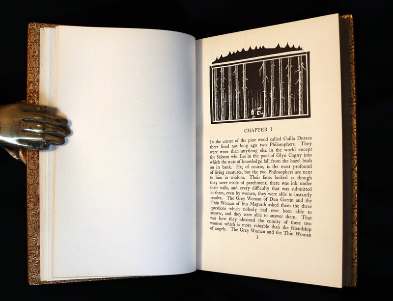 1926 Rare Book bound by Bayntun - The Crock of Gold by James Stephen & illustrated by Thomas Mackenzie.