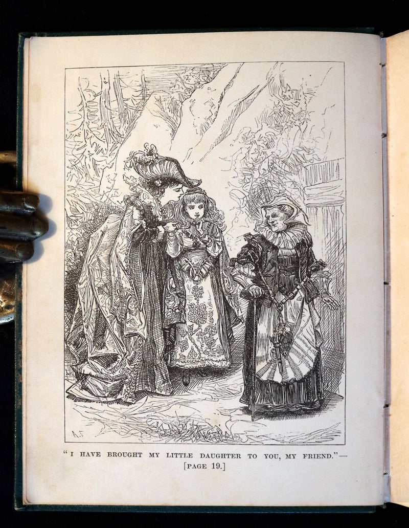 1880 Rare Victorian Book - The Princess Idleways a Fairy Story by Mrs. W. J. Hays. Illustrated.