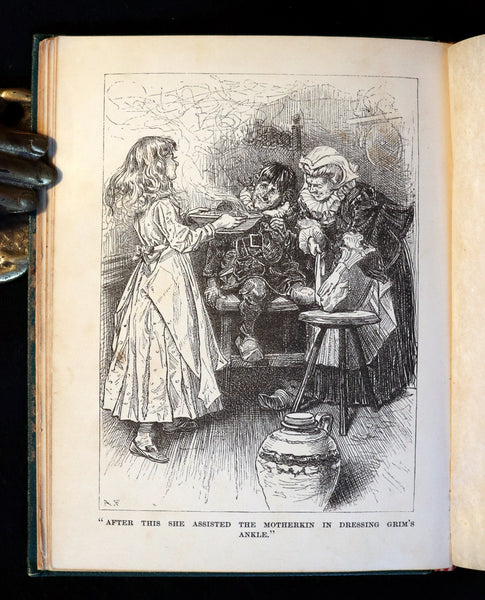 1880 Rare Victorian Book - The Princess Idleways a Fairy Story by Mrs. W. J. Hays. Illustrated.