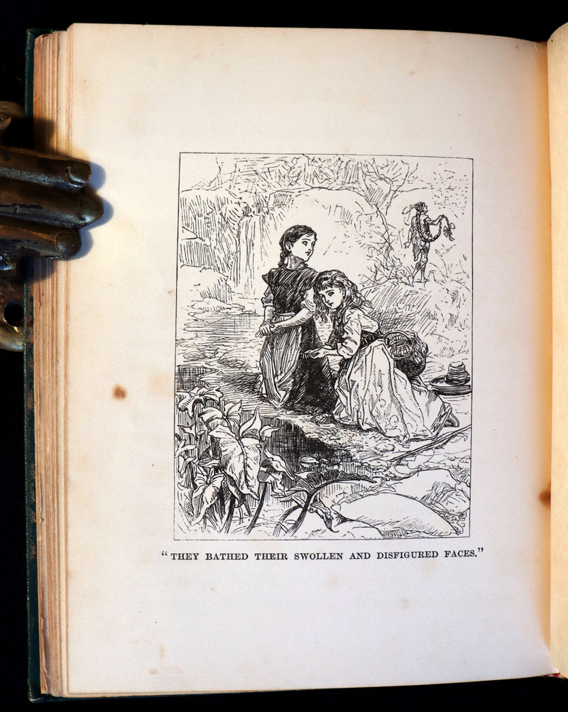 1880 Rare Victorian Book - The Princess Idleways a Fairy Story by Mrs. W. J. Hays. Illustrated.
