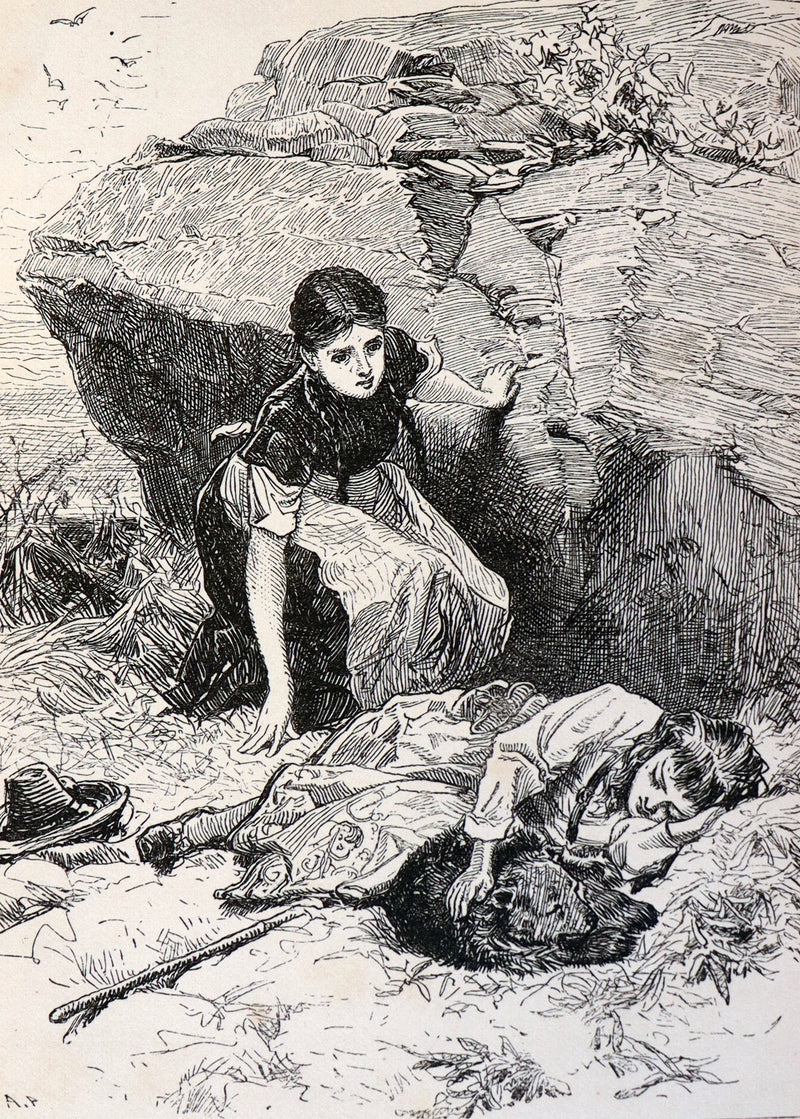 1880 Rare Victorian Book - The Princess Idleways a Fairy Story by Mrs. W. J. Hays. Illustrated.