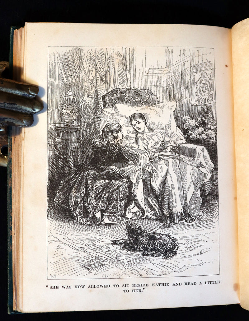 1880 Rare Victorian Book - The Princess Idleways a Fairy Story by Mrs. W. J. Hays. Illustrated.