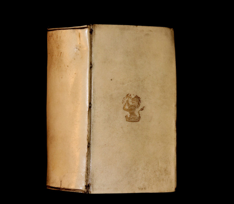 1644 Rare Latin Vellum Book - VEGETIUS on ROMAN WARFARE & POLYBIUS Military Organization.