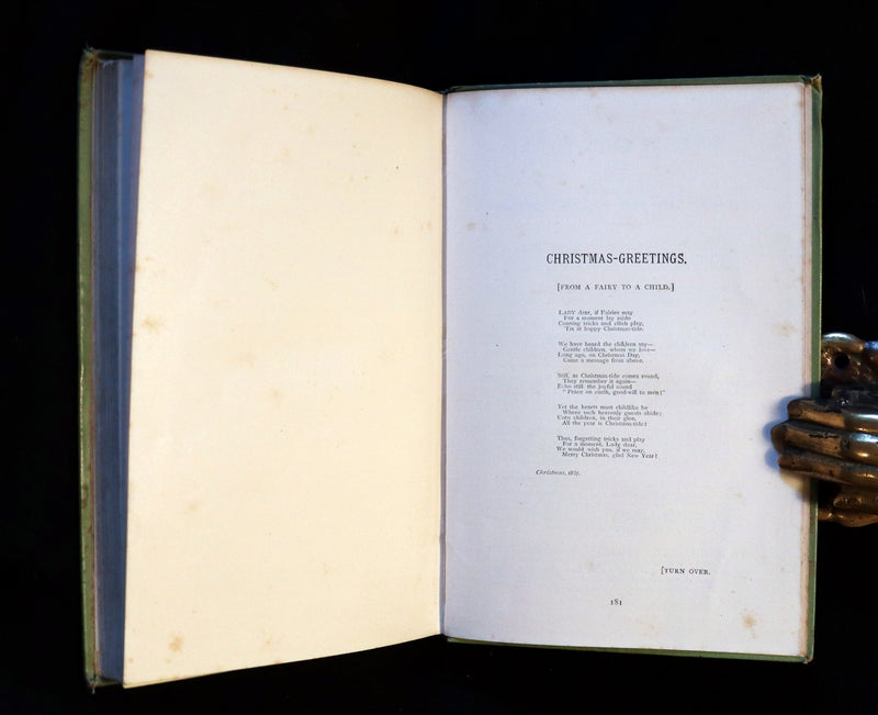 1897 Rare Victorian Book - Alice's Adventures in Wonderland by Lewis Carroll illustrated by John Tenniel.