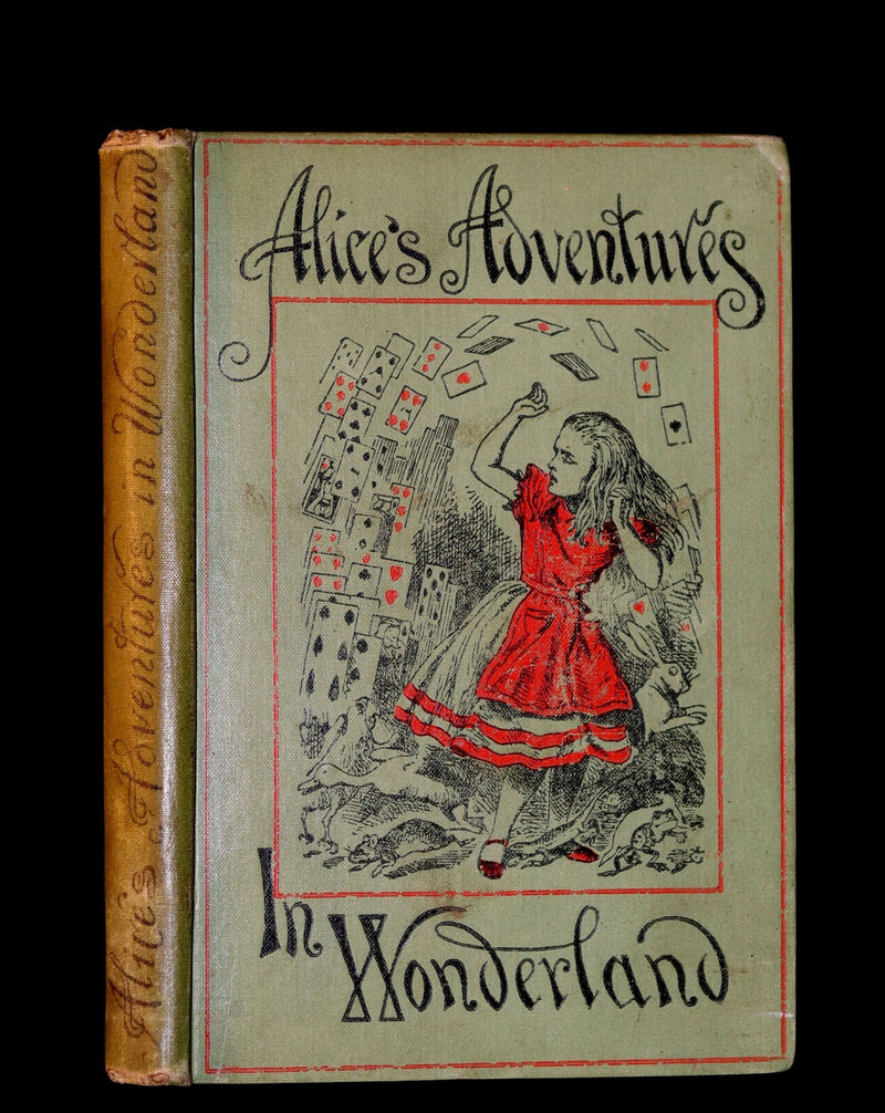 1897 Rare Victorian Book - Alice's Adventures in Wonderland by Lewis Carroll illustrated by John Tenniel.