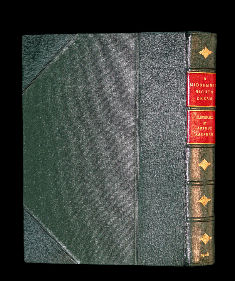 1908 Rare Book - Shakespeare's Midsummer Night's Dream. First Edition illustrated by Rackham.