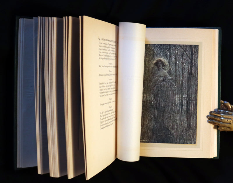 1908 Rare Book - Shakespeare's Midsummer Night's Dream. First Edition illustrated by Rackham.