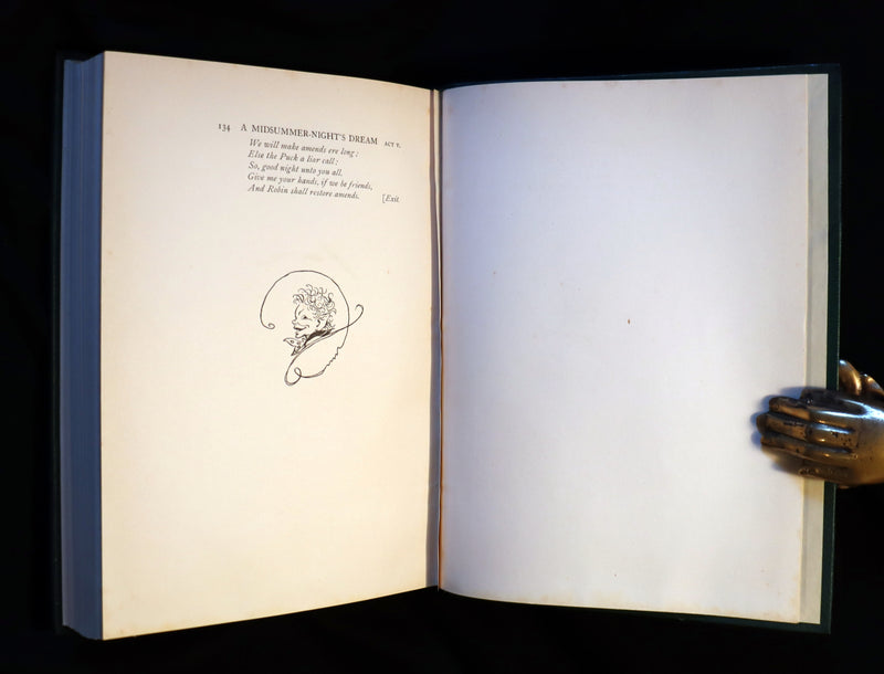 1908 Rare Book - Shakespeare's Midsummer Night's Dream. First Edition illustrated by Rackham.