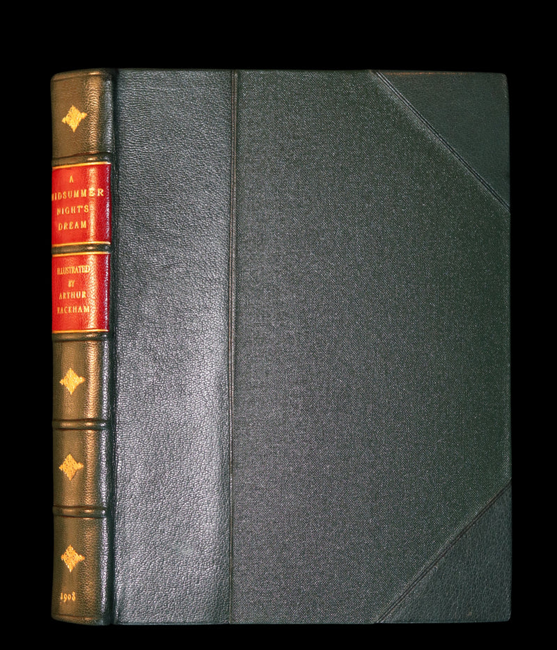 1908 Rare Book - Shakespeare's Midsummer Night's Dream. First Edition illustrated by Rackham.