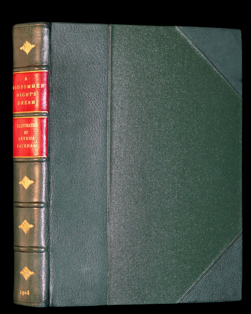 1908 Rare Book - Shakespeare's Midsummer Night's Dream. First Edition illustrated by Rackham.