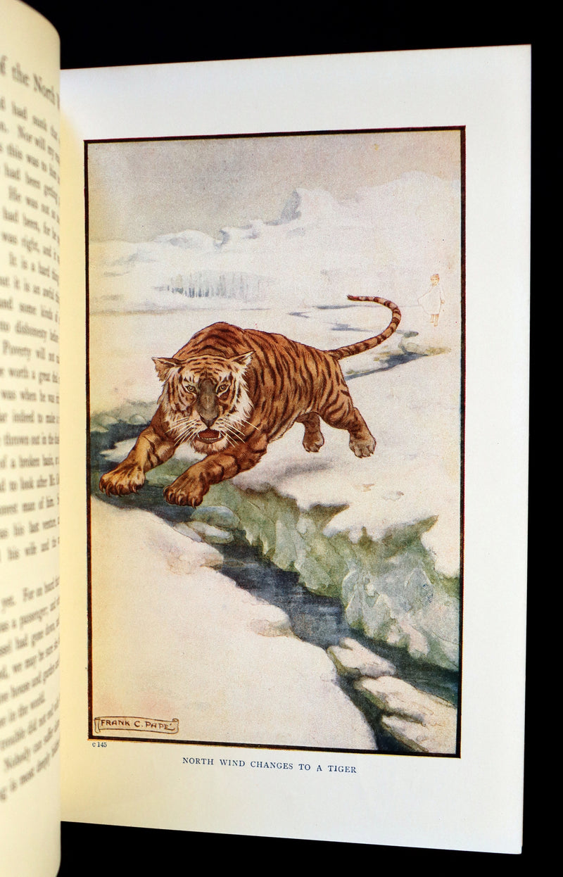 1911 Rare Book - AT THE BACK OF THE NORTH WIND by George MacDonald & Illustrated by Frank C. Pape.