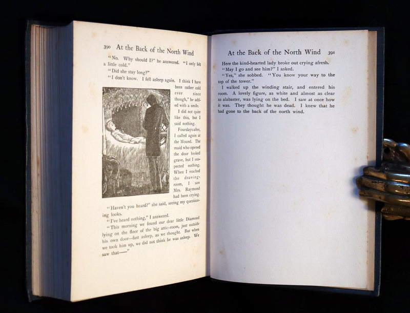 1911 Rare Book - AT THE BACK OF THE NORTH WIND by George MacDonald & Illustrated by Frank C. Pape.