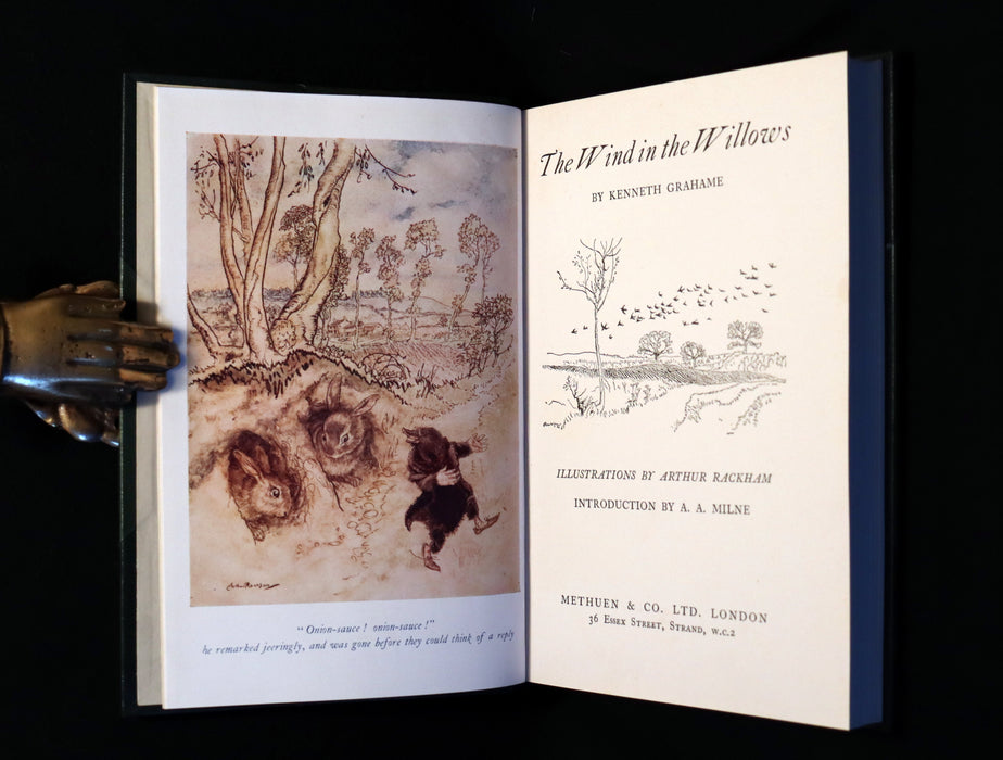 1950 Rare 1stED Book - The WIND IN THE WILLOWS illustrated by Arthur RACKHAM.