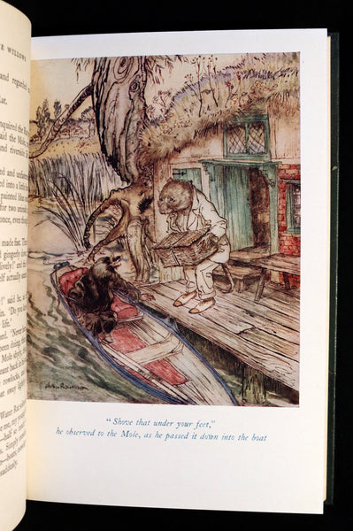 1950 Rare 1stED Book - The WIND IN THE WILLOWS illustrated by Arthur RACKHAM.