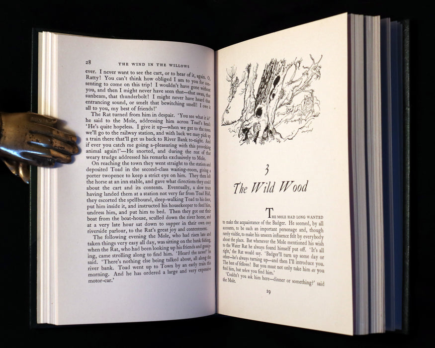 1950 Rare 1stED Book - The WIND IN THE WILLOWS illustrated by Arthur RACKHAM.