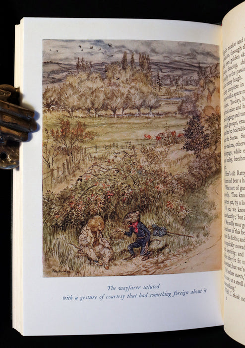 1950 Rare 1stED Book - The WIND IN THE WILLOWS illustrated by Arthur RACKHAM.