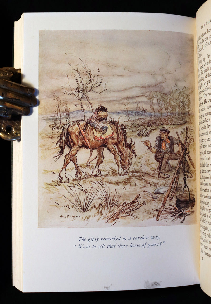 1950 Rare 1stED Book - The WIND IN THE WILLOWS illustrated by Arthur RACKHAM.