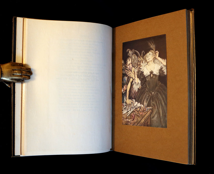 1921 Rare Limited Book Signed by Rackham - John Milton's COMUS in a beautiful Sangorski binding.