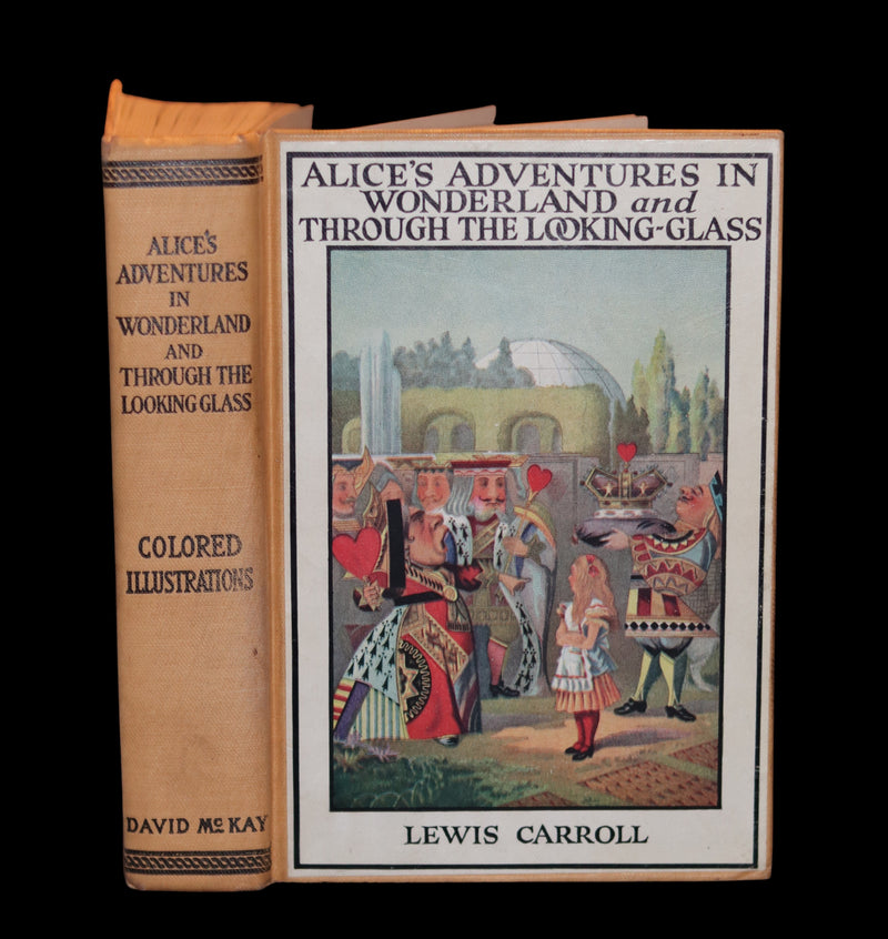 1912 Scarce McKay color Edition - Alice's Adventures in Wonderland & Through the Looking-Glass.