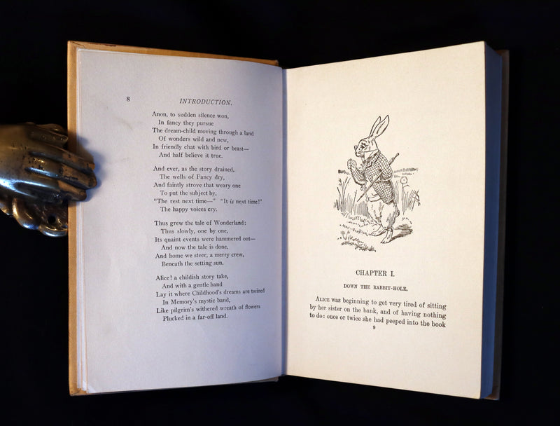 1912 Scarce McKay color Edition - Alice's Adventures in Wonderland & Through the Looking-Glass.