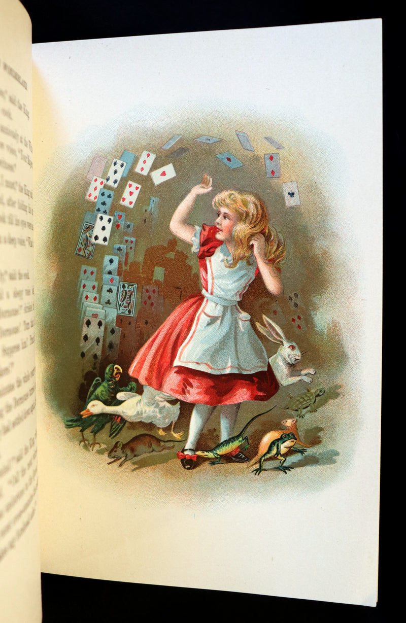 1912 Scarce McKay color Edition - Alice's Adventures in Wonderland & Through the Looking-Glass.