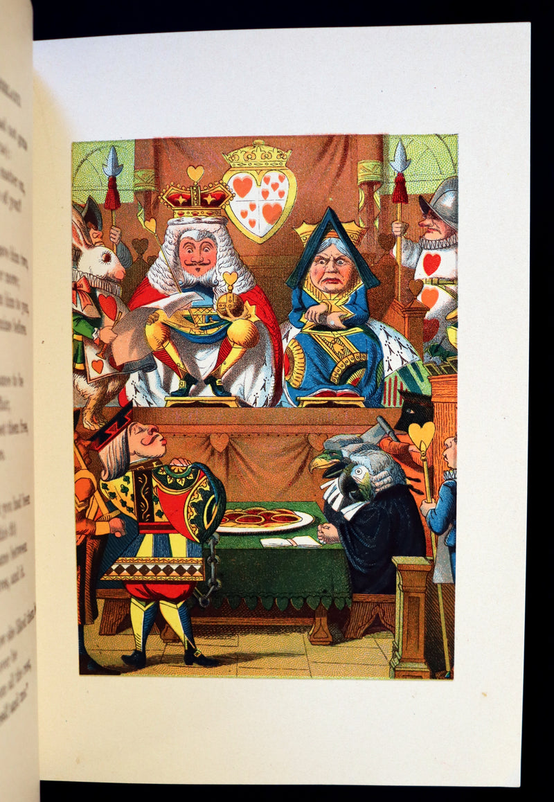 1912 Scarce McKay color Edition - Alice's Adventures in Wonderland & Through the Looking-Glass.