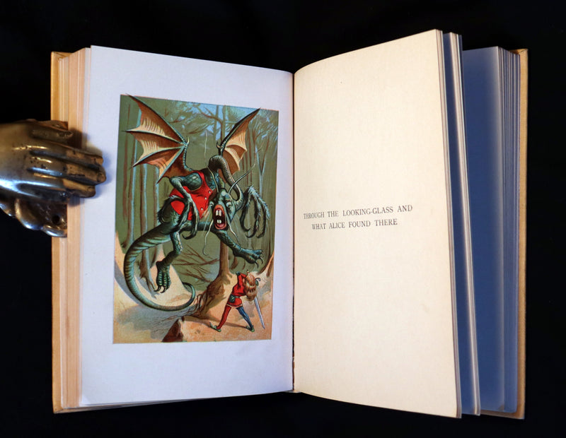 1912 Scarce McKay color Edition - Alice's Adventures in Wonderland & Through the Looking-Glass.