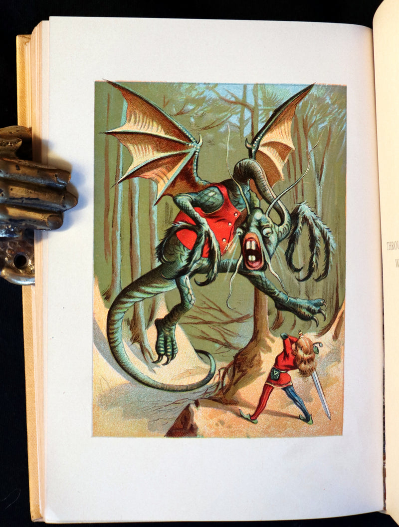1912 Scarce McKay color Edition - Alice's Adventures in Wonderland & Through the Looking-Glass.