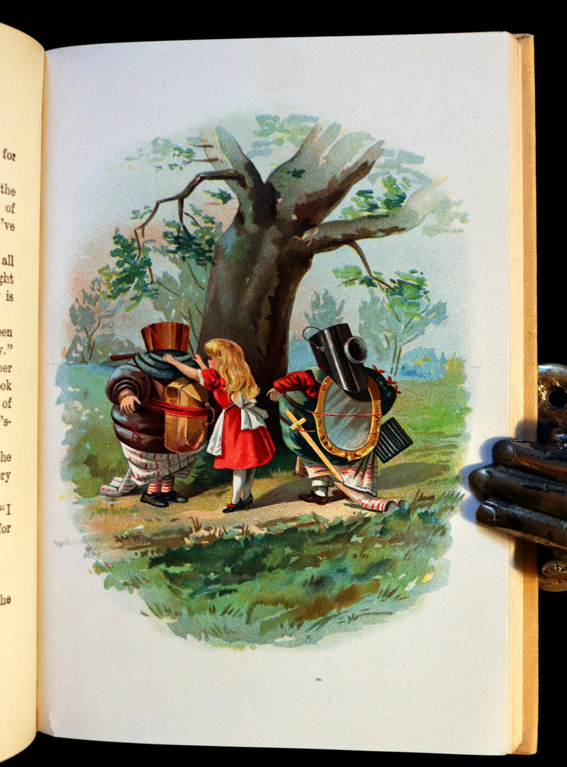 1912 Scarce McKay color Edition - Alice's Adventures in Wonderland & Through the Looking-Glass.