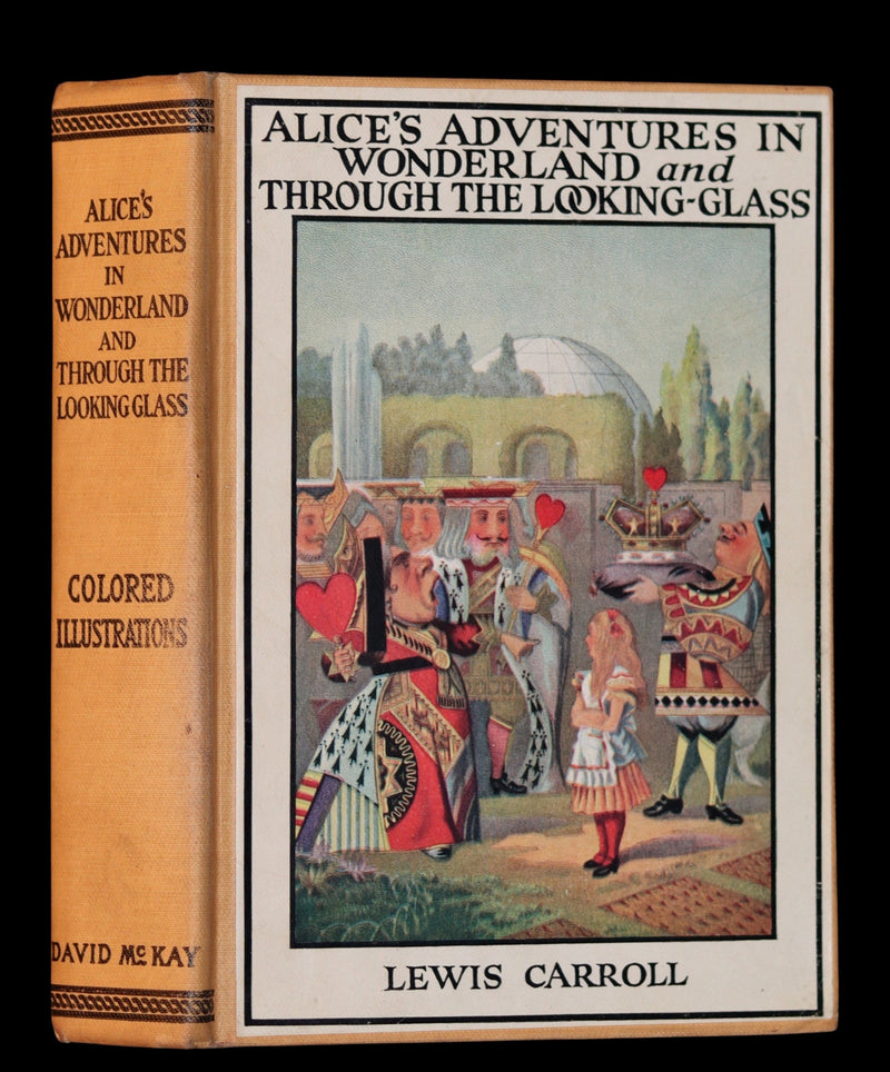 1912 Scarce McKay color Edition - Alice's Adventures in Wonderland & Through the Looking-Glass.