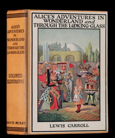 1912 Scarce McKay color Edition - Alice's Adventures in Wonderland & Through the Looking-Glass.