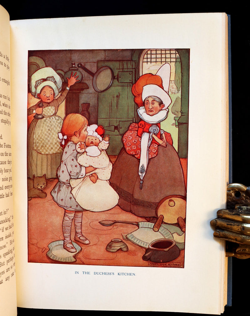 1920 Scarce Book - ALICE in Wonderland color illustrated by Mabel Lucie Attwell.