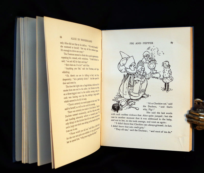 1920 Scarce Book - ALICE in Wonderland color illustrated by Mabel Lucie Attwell.