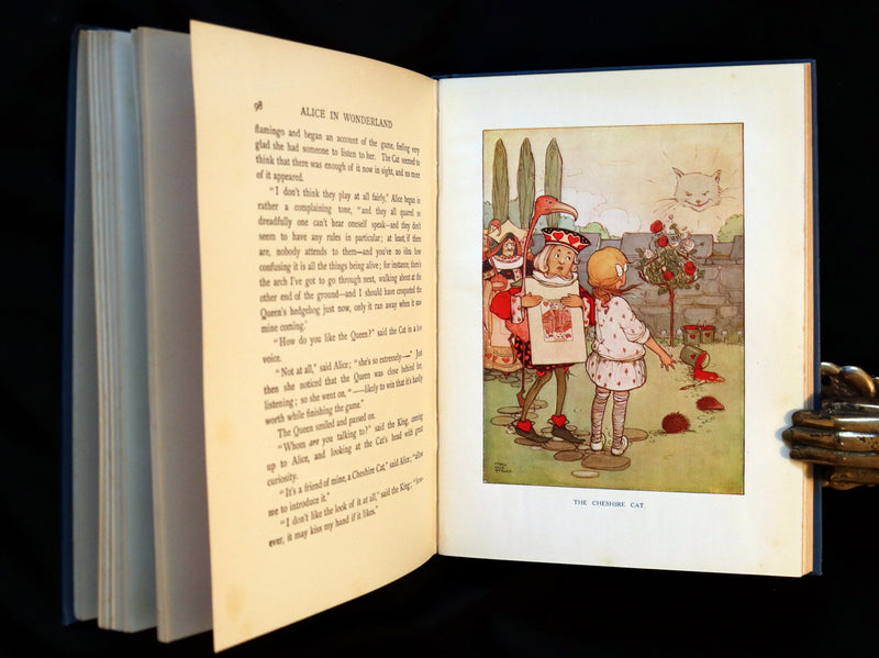 1920 Scarce Book - ALICE in Wonderland color illustrated by Mabel Lucie Attwell.