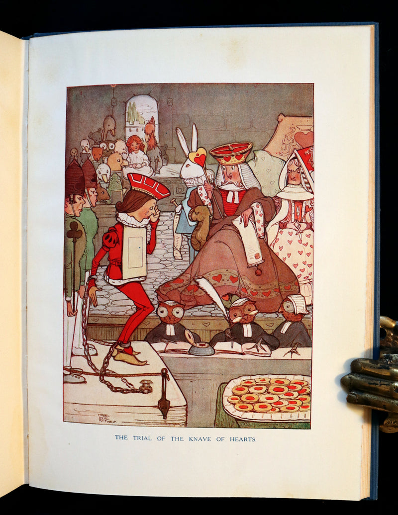 1920 Scarce Book - ALICE in Wonderland color illustrated by Mabel Lucie Attwell.