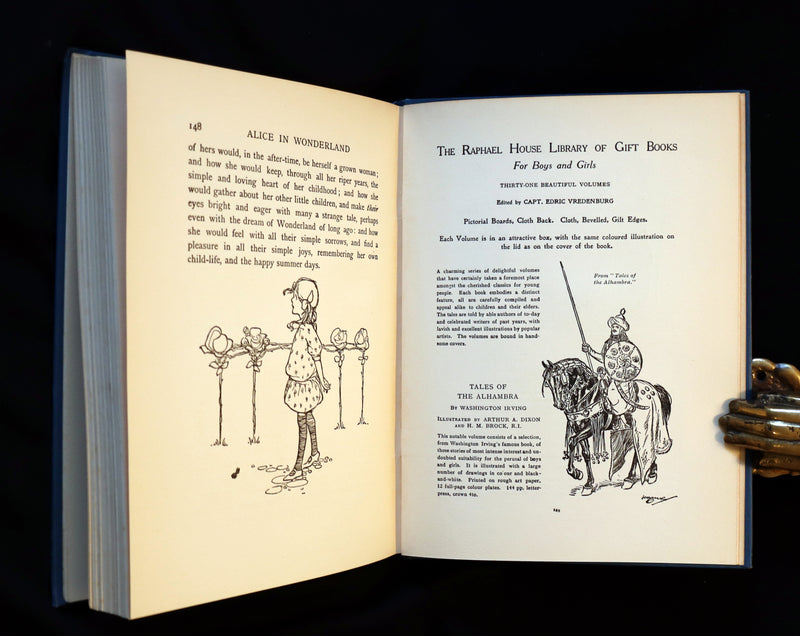 1920 Scarce Book - ALICE in Wonderland color illustrated by Mabel Lucie Attwell.