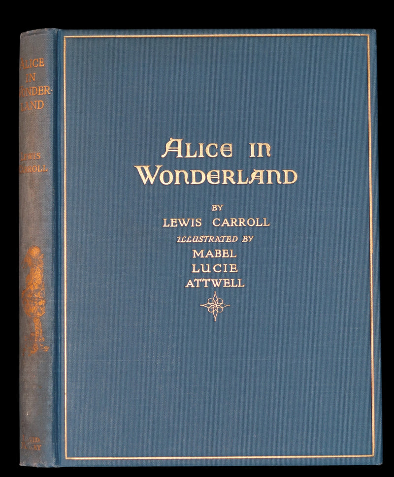 1920 Scarce Book - ALICE in Wonderland color illustrated by Mabel Lucie Attwell.