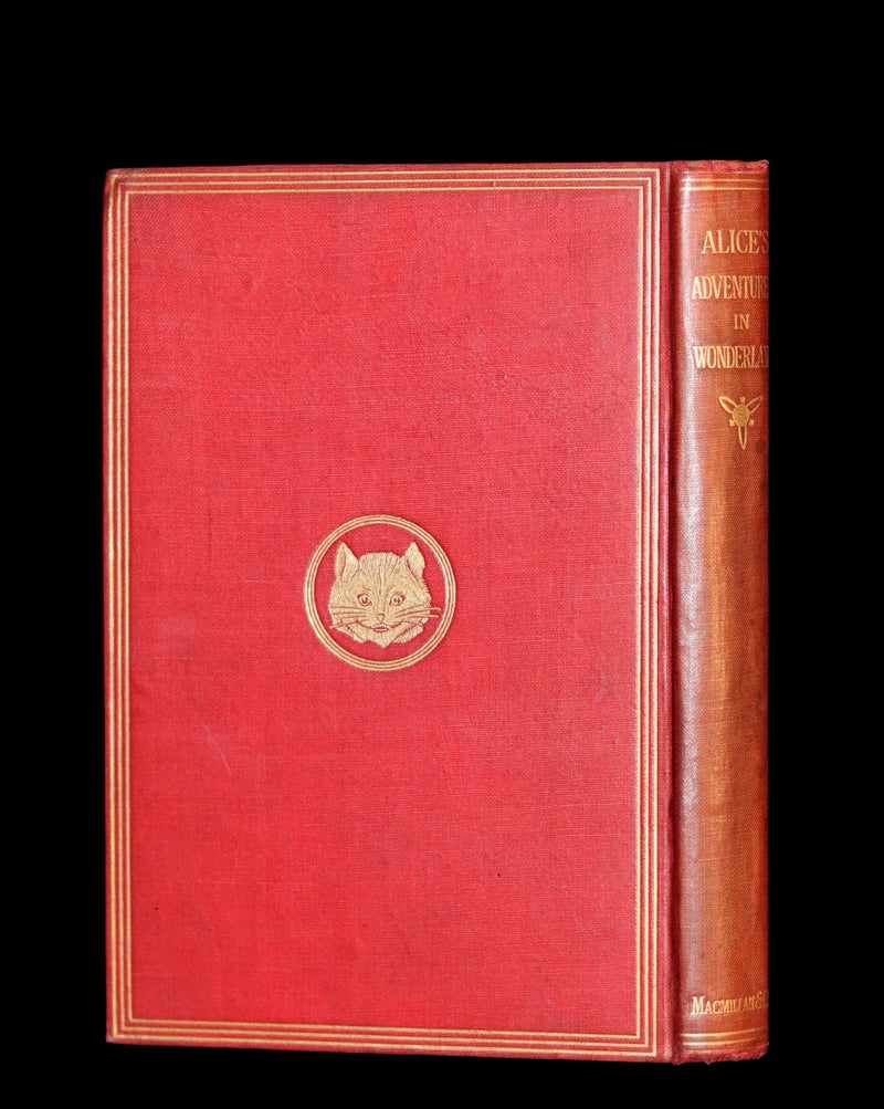 1891 Rare Victorian Book - Alice's Adventures in Wonderland by Lewis Carroll.