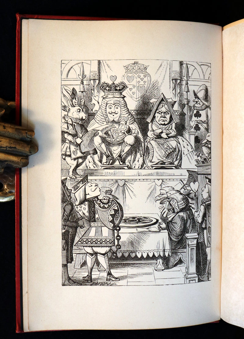 1891 Rare Victorian Book - Alice's Adventures in Wonderland by Lewis Carroll.