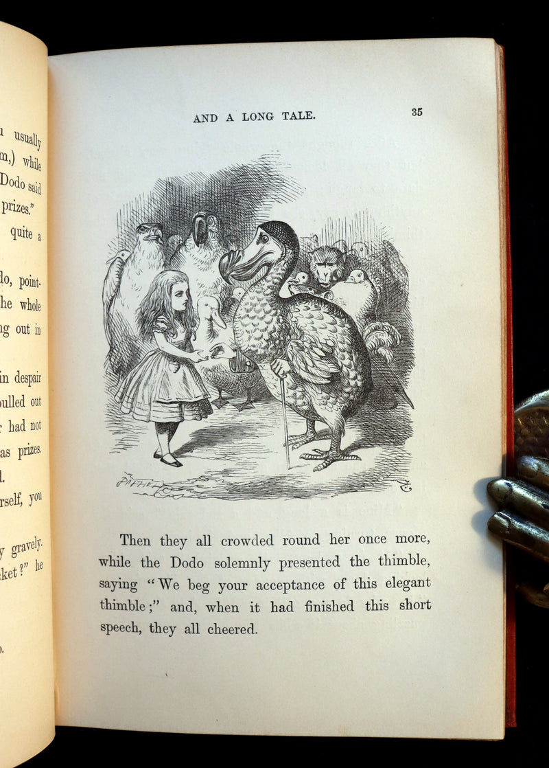 1891 Rare Victorian Book - Alice's Adventures in Wonderland by Lewis Carroll.